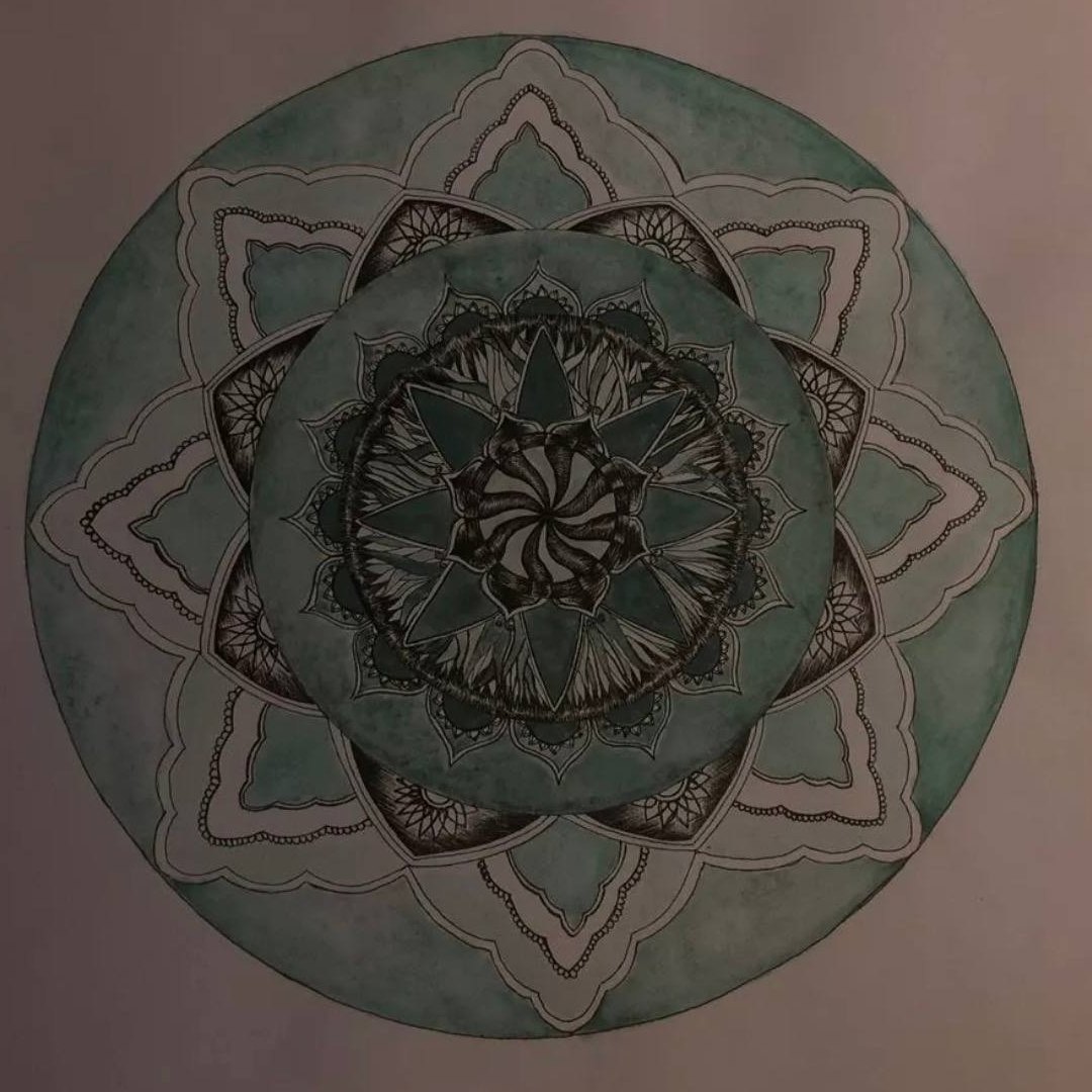 Mandala in green